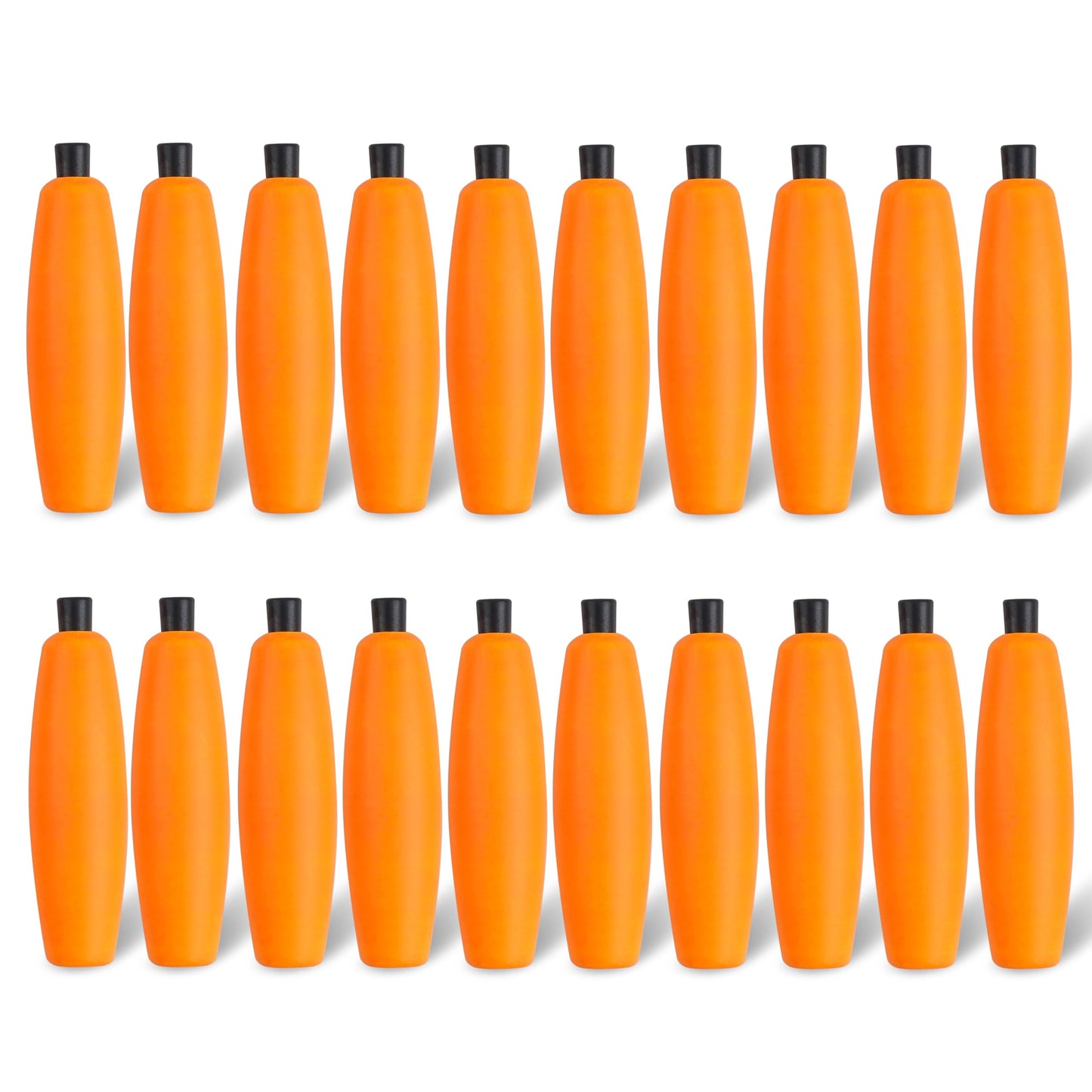 Cigar Slip Fishing Bobbers 20-Pack – Foam Floats for Saltwater