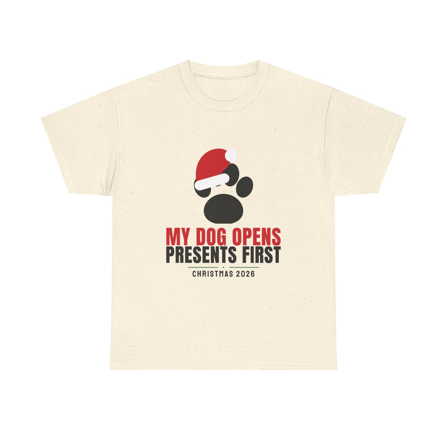 My Dog Opens Presents First Tee | Funny Christmas Dog Mom
