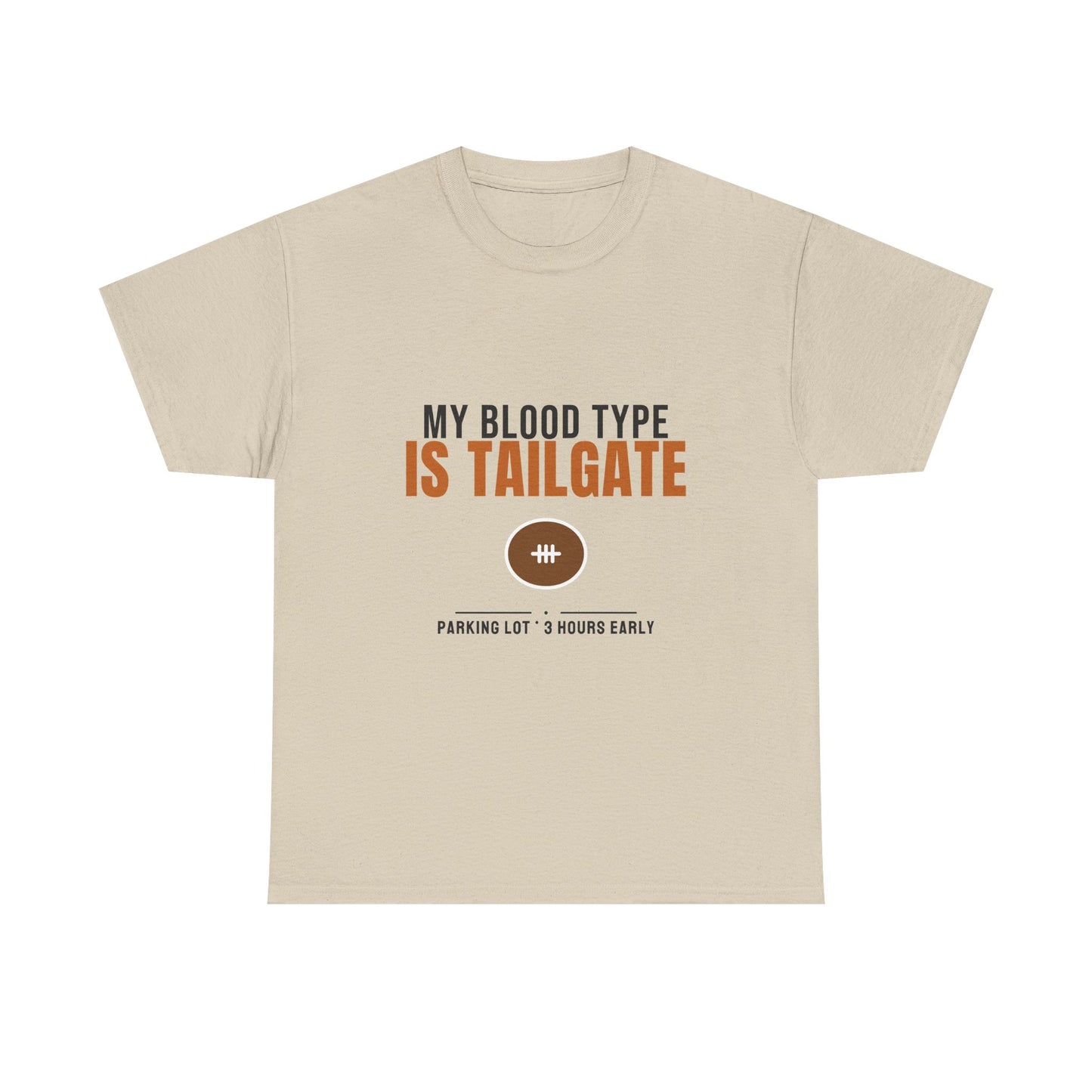 My Blood Type Is Tailgate Tee | Funny Football Tailgating