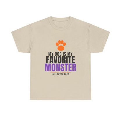 My Dog Is My Favorite Monster Tee | Halloween Dog Mom Dad