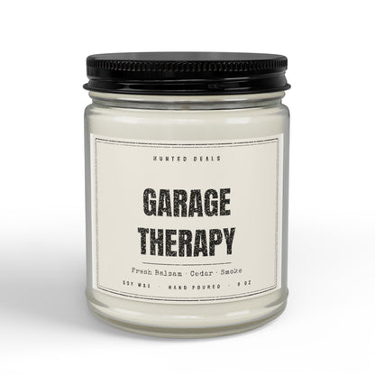 Garage Therapy Candle - Man Cave Gift for Him, Soy 9oz