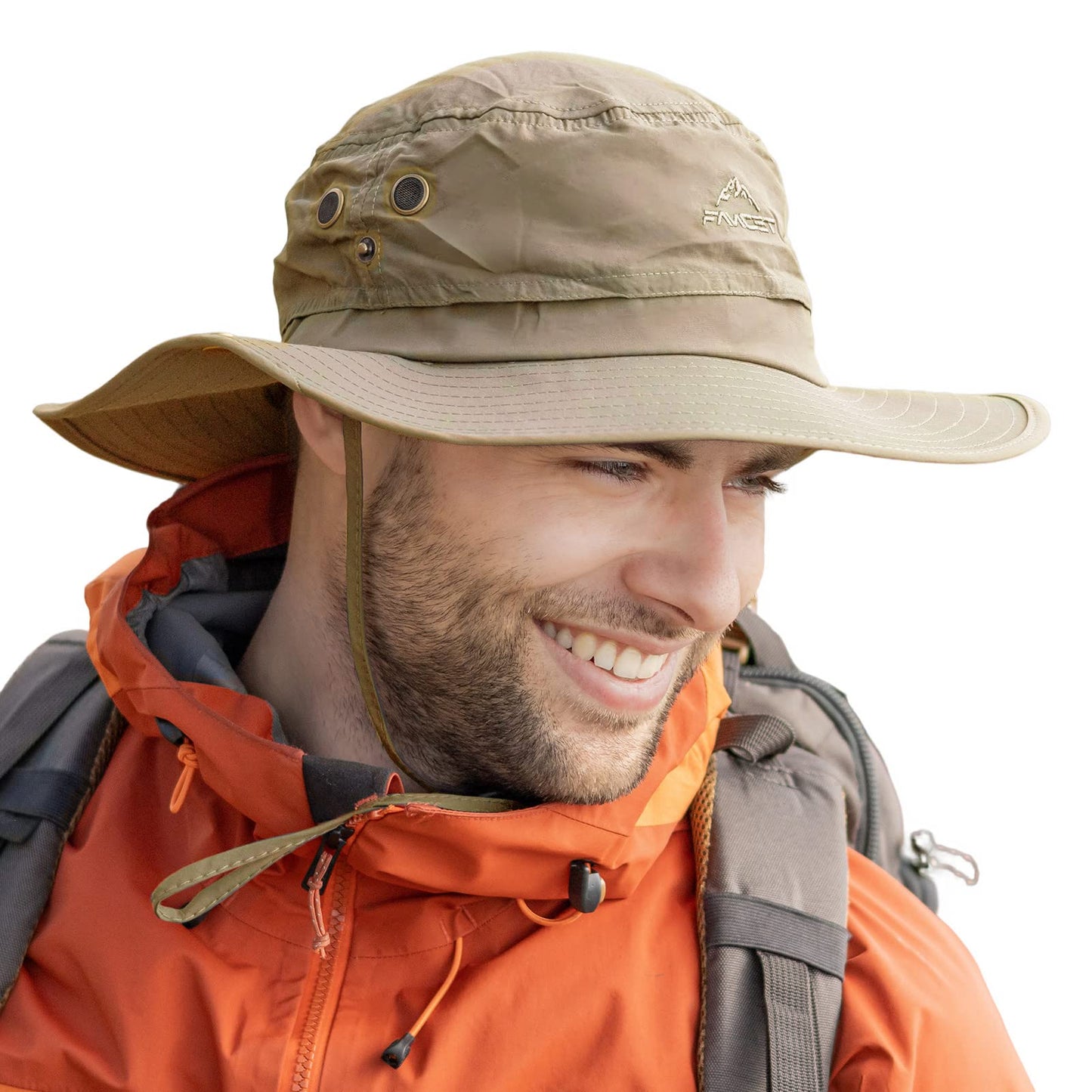 TOP-EX Sun Hats Wide Brim Summer UPF 50+ Safari Hat Fishing Hiking Boonie Hats for Men Waterproof Black Large X-Large L XL Oversize