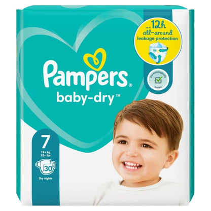 Pampers Baby-Dry Size 7 Pack of 30