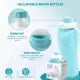 Silicone Collapsible Water Bottle – Foldable, Leakproof, Large Capacity