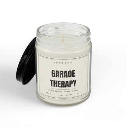 Garage Therapy Candle - Man Cave Gift for Him, Soy 9oz