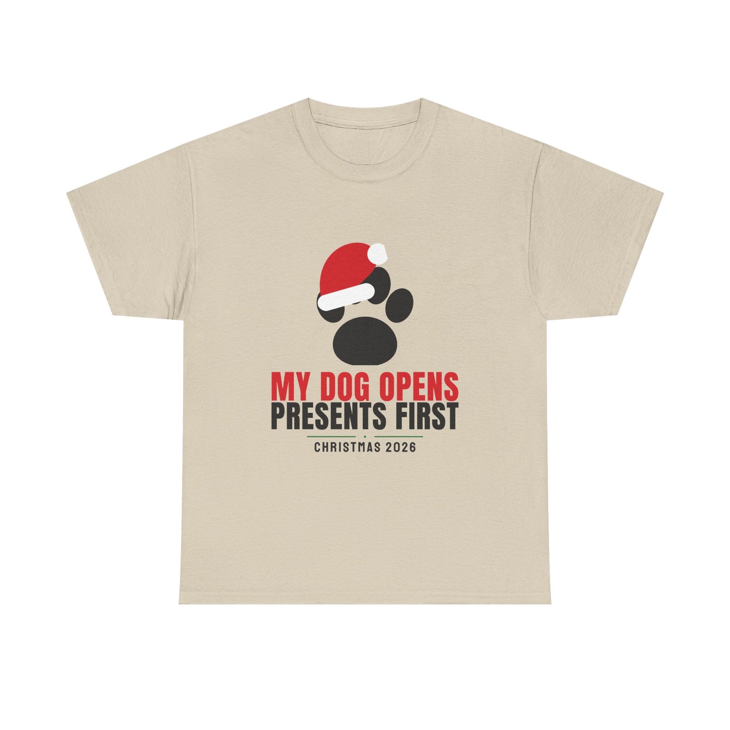 My Dog Opens Presents First Tee | Funny Christmas Dog Mom
