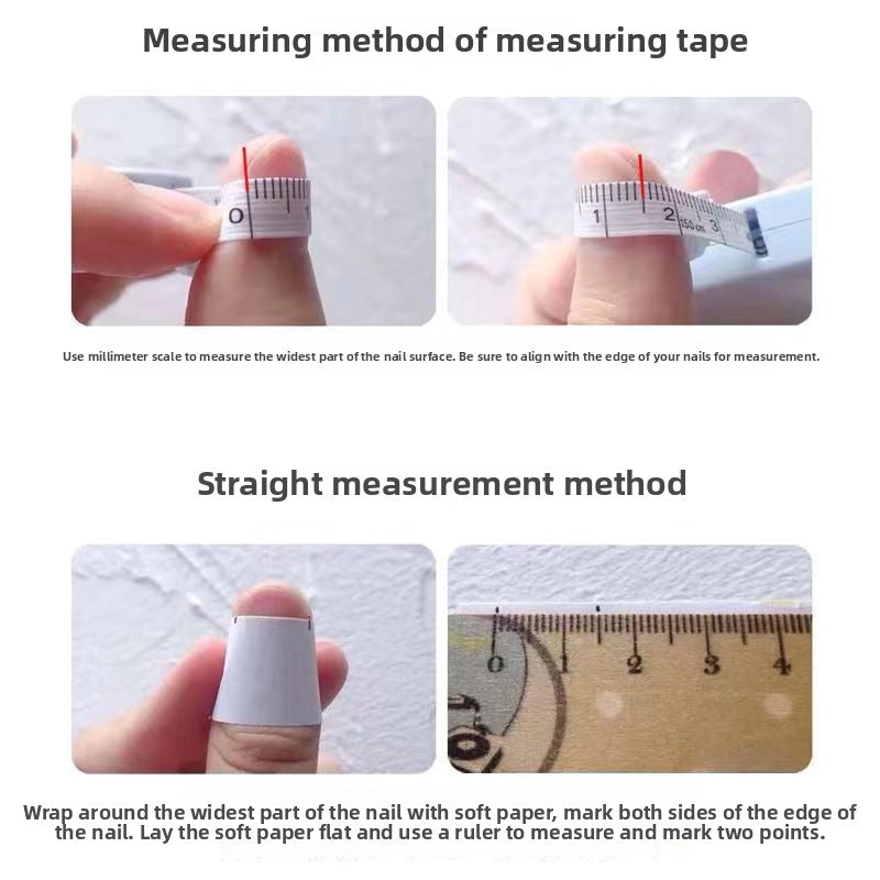 1007- Handmade press on nails fake nails removable