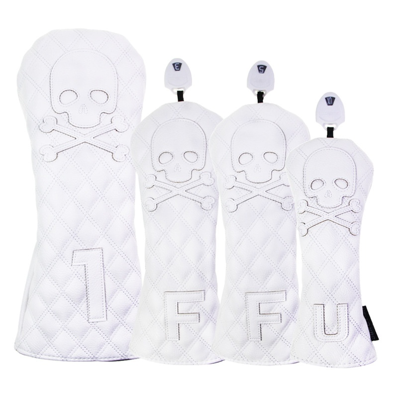 Black PU Leather Golf Club Headcovers
