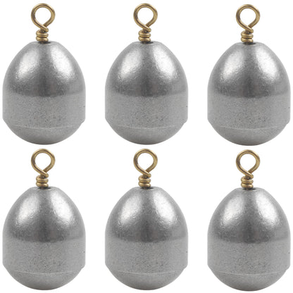 Bass Casting Sinker Weights 15/25 Pack – Saltwater & Freshwater