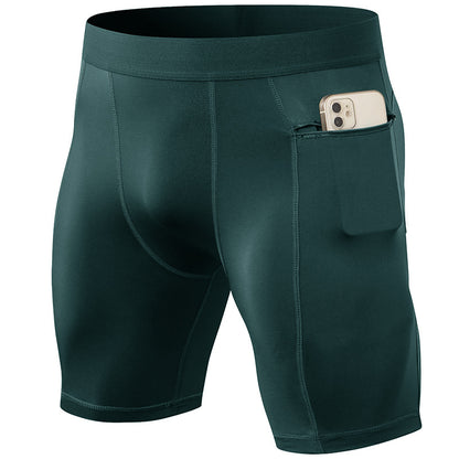 Men's Gym Shorts with Zipper Pockets