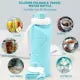 Silicone Collapsible Water Bottle – Foldable, Leakproof, Large Capacity