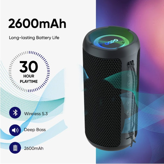 Portable Outdoor Bluetooth Speaker – Waterproof, Wireless for Camping