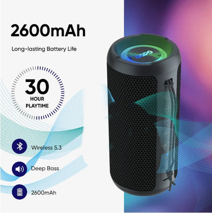 Portable Outdoor Bluetooth Speaker – Waterproof, Wireless for Camping