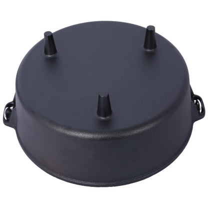 Outdoor Camping Deep Pot – Campfire Cooking Pot for BBQ & Baking