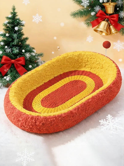 Oval Cat Scratching Bed