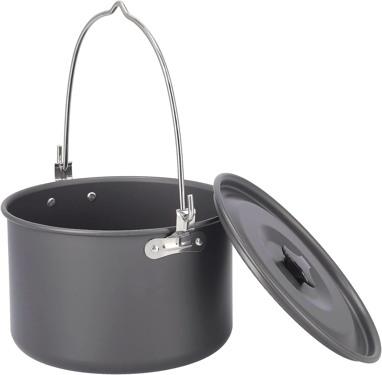 MyLifeUNIT 5-Quart Camping Pot – Portable Cookware for Outdoor Hiking