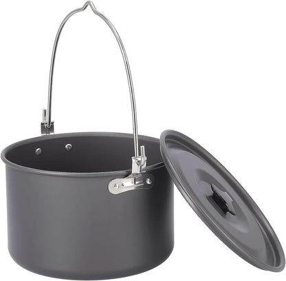 MyLifeUNIT 5-Quart Camping Pot – Portable Cookware for Outdoor Hiking