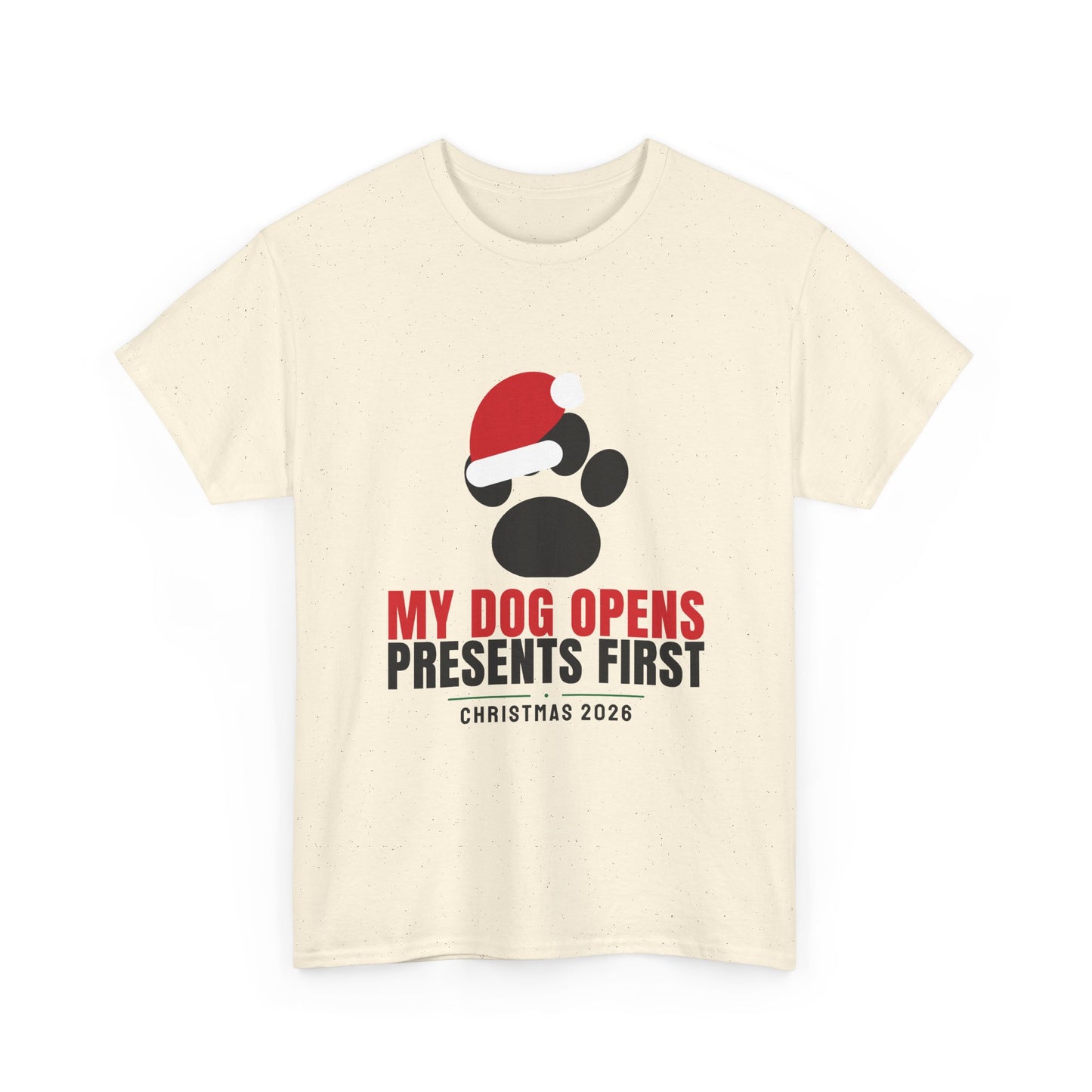 My Dog Opens Presents First Tee | Funny Christmas Dog Mom