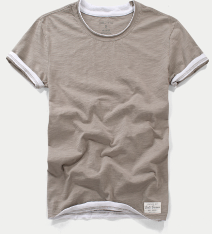 Men's Cotton Bamboo T-Shirt - Casual Vintage Style