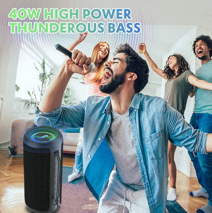 Portable Outdoor Bluetooth Speaker – Waterproof, Wireless for Camping