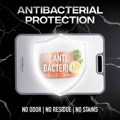 Strabella Titanium Cutting Board - Antibacterial and Scratch Resistant Holiday Gift Set