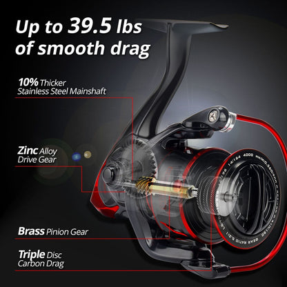 All-Metal Long-Distance Casting Reel for Sea Rods