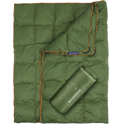 RICHHORSE Lightweight Down Camping Quilt – Packable Backpacking Blanket