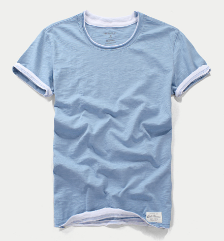 Men's Cotton Bamboo T-Shirt - Casual Vintage Style