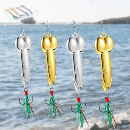Funny Topwater Bass Fishing Lures 4-Pack – Freshwater & Saltwater