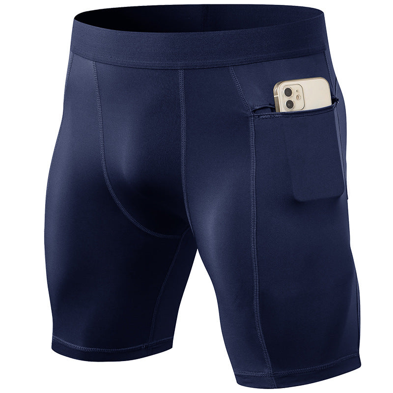 Men's Gym Shorts with Zipper Pockets
