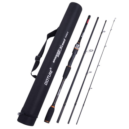 7ft Carbon Fiber Travel Spinning Rod – 4-Piece, Ultra Light
