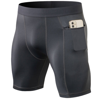 Men's Gym Shorts with Zipper Pockets