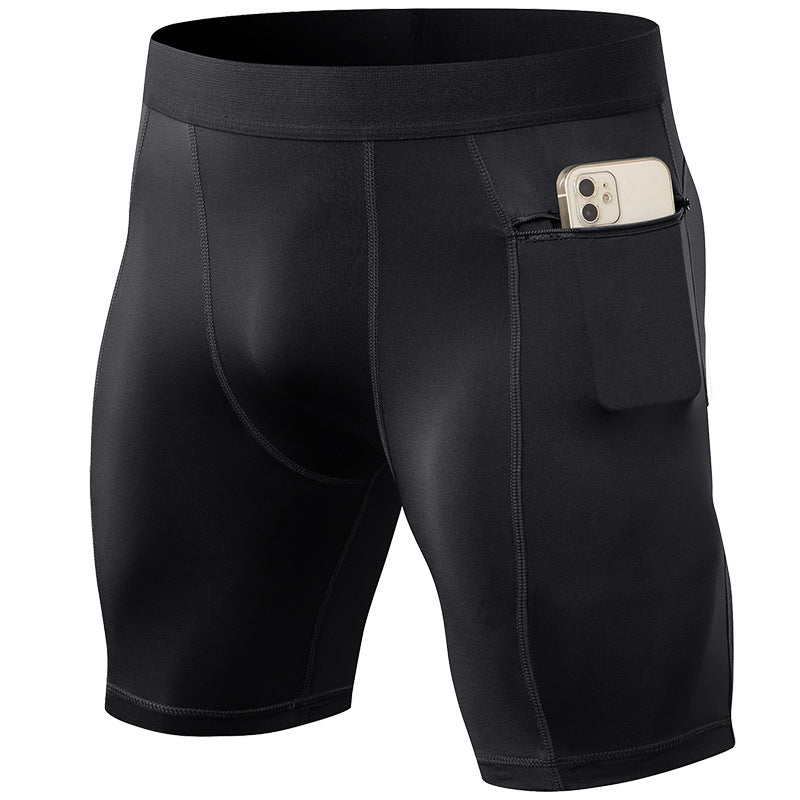 Men's Gym Shorts with Zipper Pockets