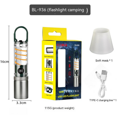 Multifunctional Camping Flashlight – LED Torch with Multiple Modes