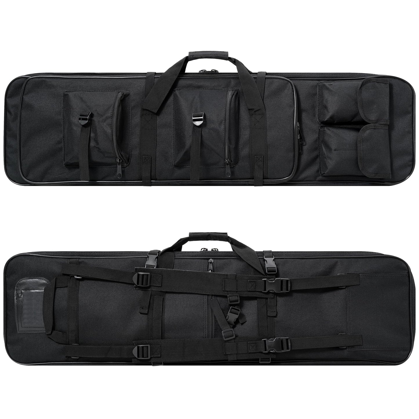 XIELIXIA 46" Rifle Bag Soft Bag Gun CaseTactical Long Rifle BackpackPortable Shotgun CasePerfect for Rifle Pistol Storage and TransportationSuitable for Hunting Shooting Fishing Indoor Outdoor