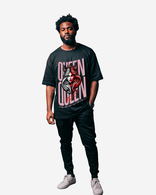 G West Queen Oversized Men's T-Shirt