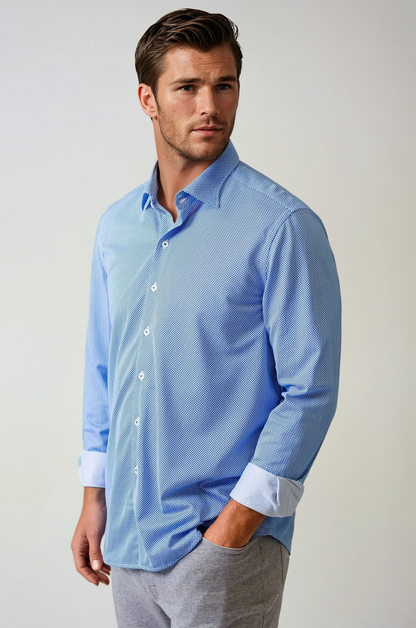 Studio Dot Dress Shirt 2-Pack - Teal/Blue